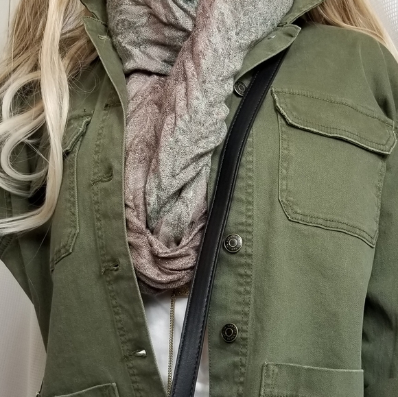 SONOMA Distressed/Deconst Twill Utility Jacket - Picture 6 of 6